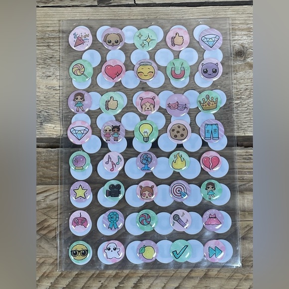 3x L.O.L. Surprise Stickers Sheet 2019 OMG Doll Letters Alphabet Scrapbook Craft - Picture 7 of 8